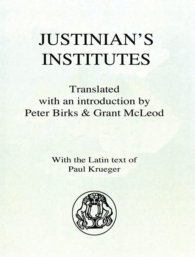 Justinian's Institutes 1