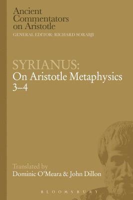 Syrianus, Dominic J. O'Meara - Syrianus, Inbunden