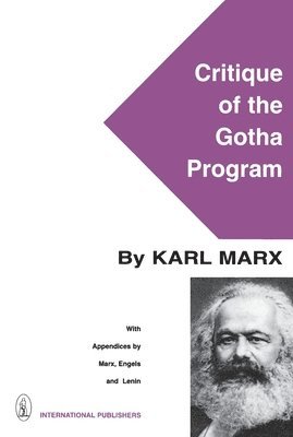 Karl Marx, C P Dutt - Critique of the Gotha Program, Häftad