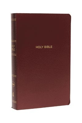 NKJV, Gift and Award Bible, Leather-Look, Burgundy, Red Letter, Comfort Print 1