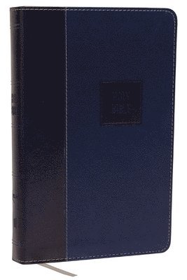 NKJV, Deluxe Gift Bible, Leathersoft, Blue, Red Letter, Comfort Print 1