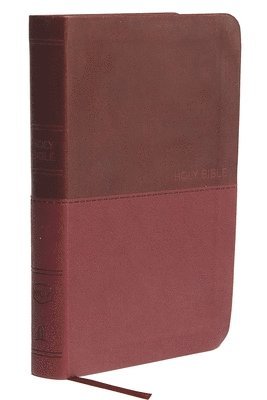 NKJV, Thinline Bible, Compact, Leathersoft, Burgundy, Red Letter, Comfort Print 1