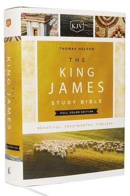 bokomslag The King James Study Bible, Full-Color Edition, Cloth-bound Hardcover, Red Letter