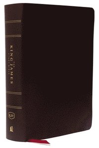 bokomslag KJV, The King James Study Bible, Bonded Leather, Burgundy, Thumb Indexed, Red Letter, Full-Color Edition