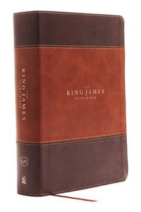 bokomslag KJV, The King James Study Bible, Leathersoft, Brown, Red Letter, Full-Color Edition