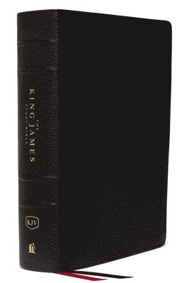 KJV, The King James Study Bible, Genuine Leather, Black, Thumb Indexed, Red Letter, Full-Color Edition 1