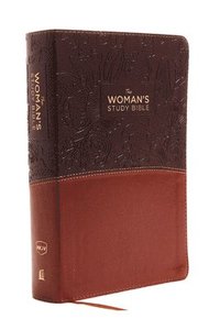 bokomslag NKJV, The Woman's Study Bible, Leathersoft, Brown/Burgundy, Red Letter, Full-Color Edition, Thumb Indexed