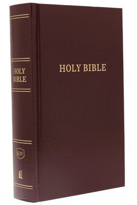 KJV, Pew Bible, Hardcover, Burgundy, Red Letter, Comfort Print 1