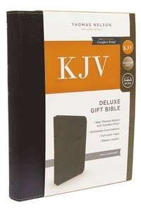 bokomslag KJV Holy Bible: Deluxe Gift, Black Leathersoft, Red Letter, Comfort Print: King James Version