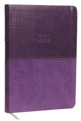bokomslag KJV Holy Bible: Value Large Print Thinline, Purple Leathersoft, Red Letter, Comfort Print: King James Version