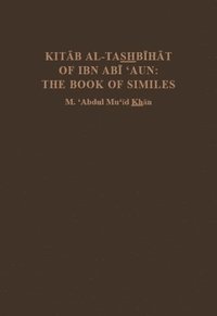 bokomslag Kitab al-Tashbihat of Ibn Abi 'Aun