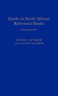 bokomslag Guide to South African Reference Books