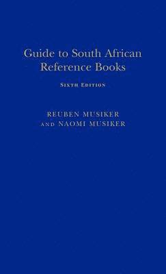 Guide to South African Reference Books 1