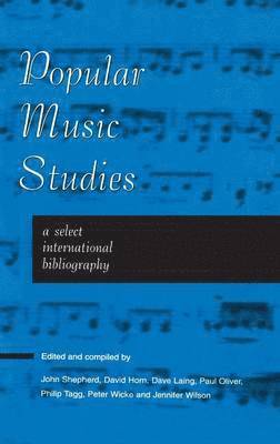 bokomslag Popular Music Studies