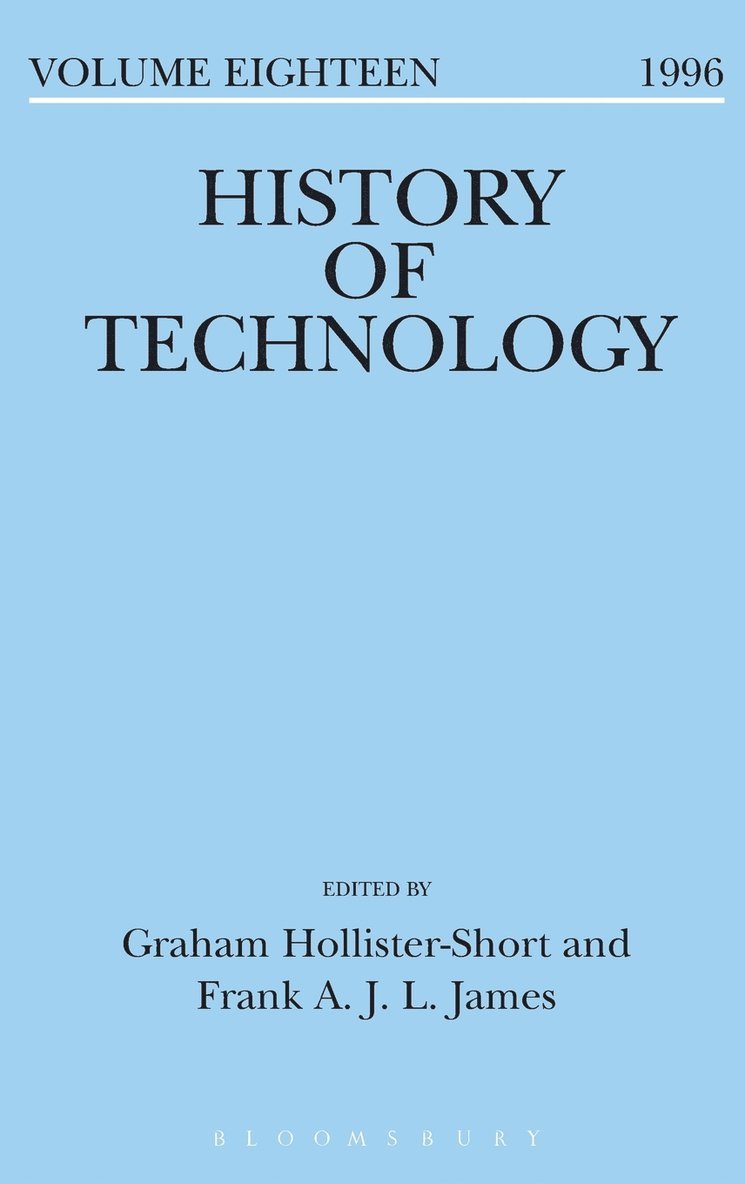 History of Technology Volume 18