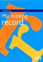 bokomslag My Reading Record for Key Stage 1