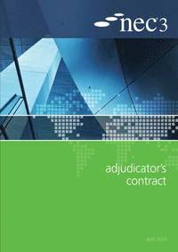 bokomslag NEC3 Adjudicator's Contract (AC)