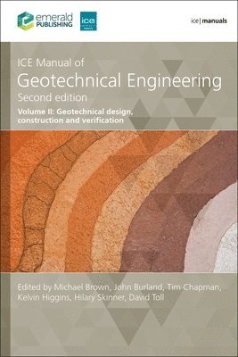 ICE Manual of Geotechnical Engineering Volume 2 1