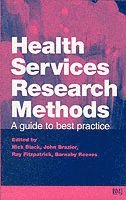Black, Brazier, Nick Black, Barnaby Reeves, John Brazier, Ray Fitzpatrick - Health Services Research Methods, Häftad