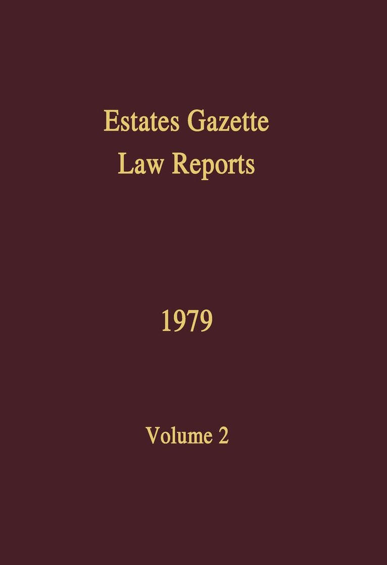 J Muir Watt - EGLR 1979, Häftad