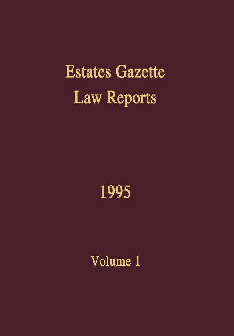 EGLR 1995 1