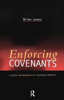 Brian Jones - Enforcing Covenants, Häftad