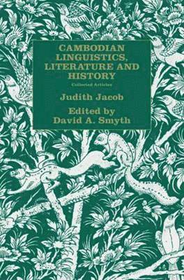 bokomslag Cambodian Linguistics, Literature and History