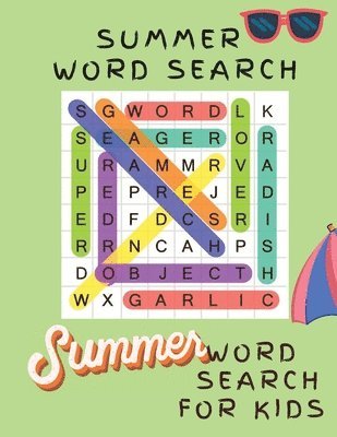 Summer Word Search for Kids 1