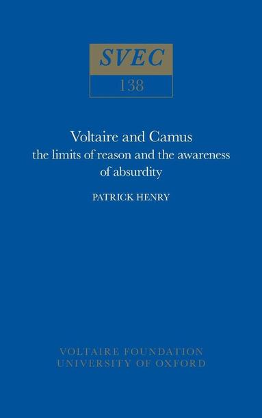Patrick Henry - Voltaire and Camus, Häftad