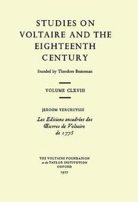 bokomslag Les Editions encadres des uvres de Voltaire de 1775