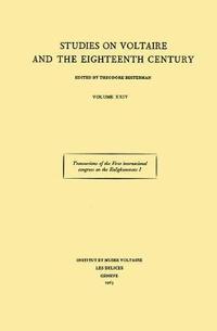 bokomslag Transactions of the First International Congress on the Enlightenment
