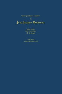 bokomslag Correspondance complte de Rousseau (Complete Correspondence of Rousseau) 31