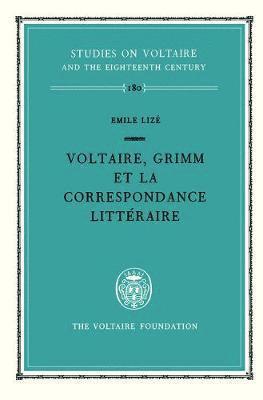 bokomslag Voltaire, Grimm et la Correspondance littraire