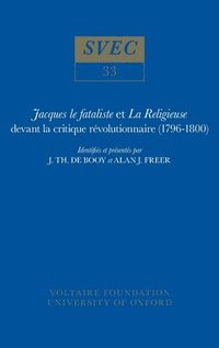 bokomslag Jacques le fataliste et La Religieuse devant la critique rvolutionnaire (1796-1800)