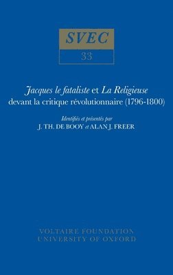 Jacques le fataliste et La Religieuse devant la critique rvolutionnaire (1796-1800) 1