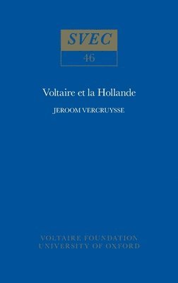 bokomslag Voltaire et la Hollande