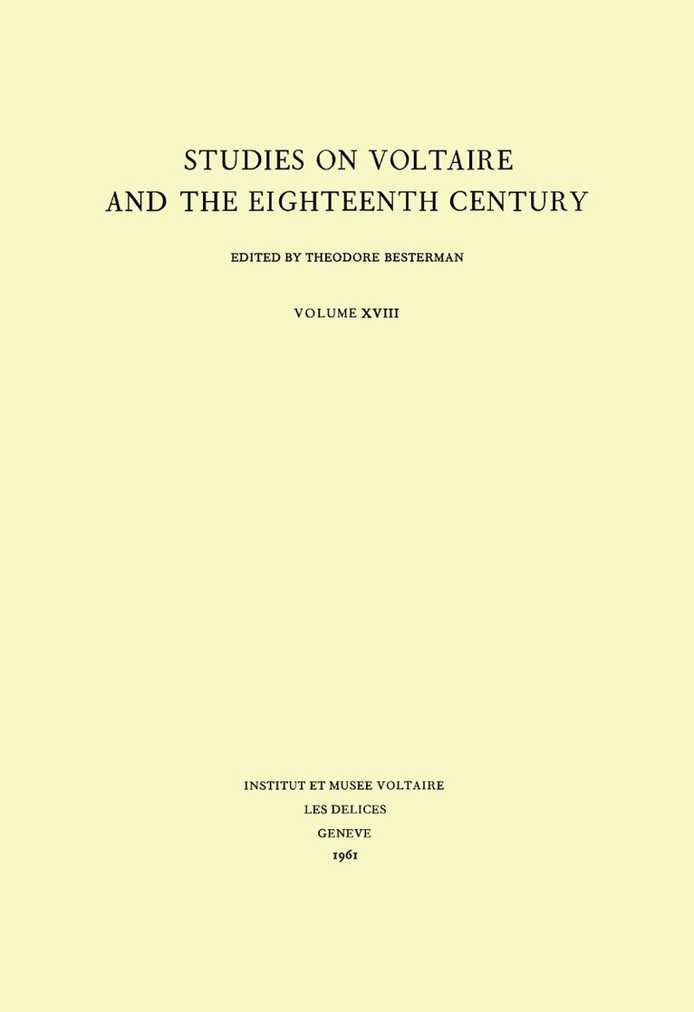 Miscellany/Mélanges, Inbunden