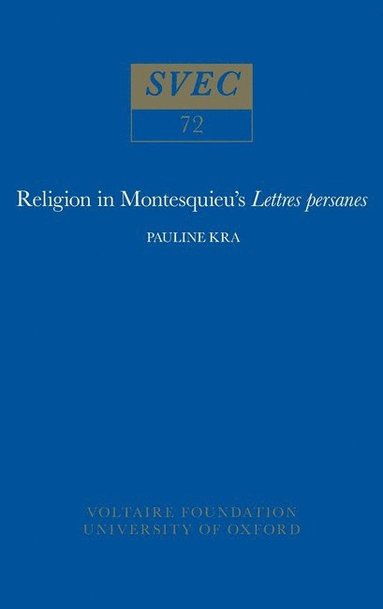 bokomslag Religion in Montesquieu's 'Lettres Persanes'