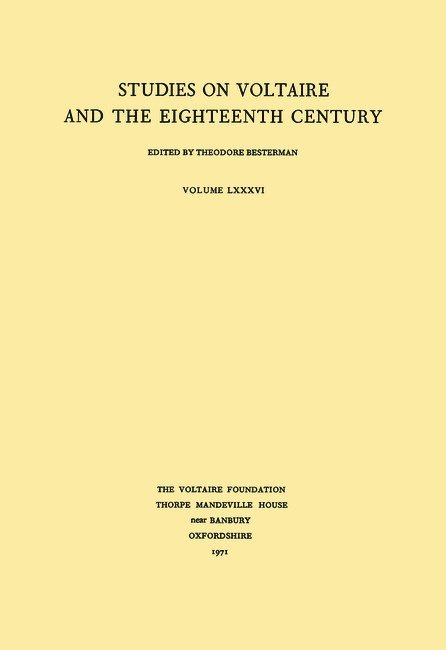 Miscellany/Mélanges 1