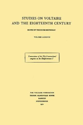 Transactions of the Third International Congress on the Enlightenment, Häftad
