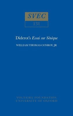 bokomslag Diderot's 'Essai Sur Snque'