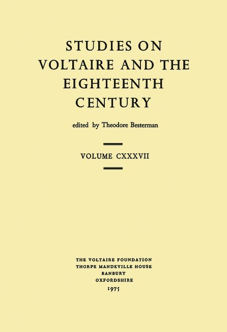 Miscellany/Mélanges, Häftad