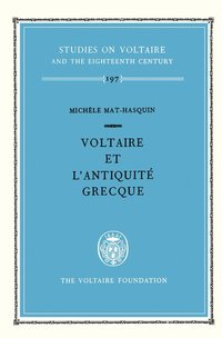 bokomslag Voltaire et l'antiquité grecque