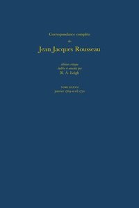bokomslag Correspondance complte de Rousseau: T.37