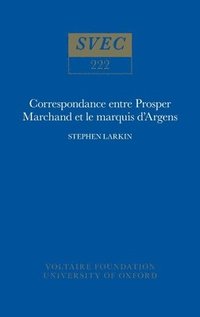 bokomslag Correspondance entre Prosper Marchand et le marquis d'Argens