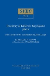 bokomslag Inventory Of Diderot's Encyclopdie: Plates