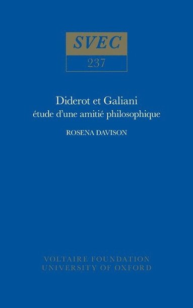 bokomslag Diderot et Galiani