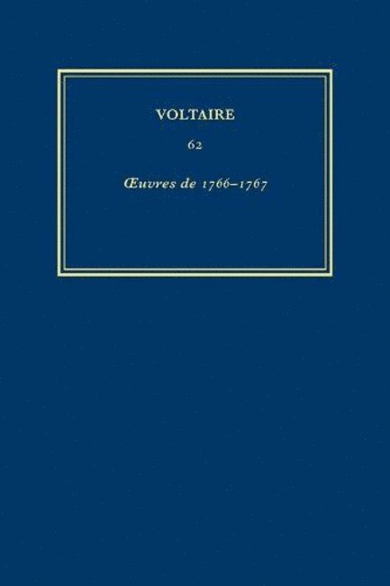 uvres compltes de Voltaire (Complete Works of Voltaire) 62 1