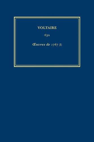 Voltaire, Daniel Beauvois, Emanuel Rostworowski, John Renwick, et al. - Œuvres complètes de Voltaire (Complete Works of Voltaire) 63A, Inbunden
