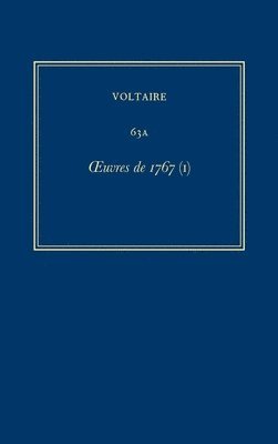uvres compltes de Voltaire (Complete Works of Voltaire) 63A 1
